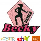 Custom Personalized Iron-on Patch - Dance Custom Personalized Iron-on Patch - Dance