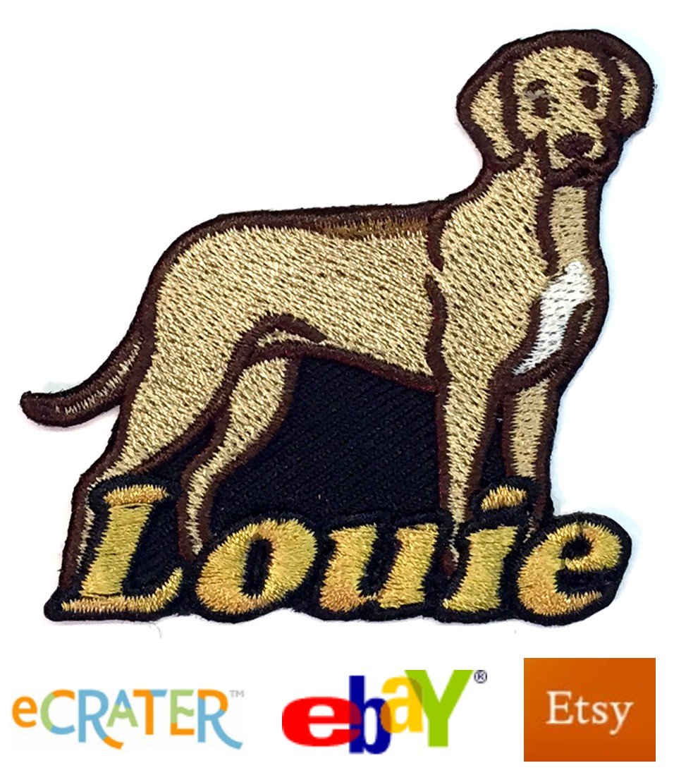 Custom Personalized Iron-on Patch - Rhodesian Ridgeback
