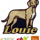 Custom Personalized Iron-on Patch - Rhodesian Ridgeback