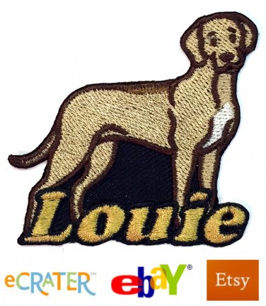 Custom Personalized Iron-on Patch - Rhodesian Ridgeback