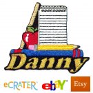 Custom Personalized Iron-on Patch - School Supplies