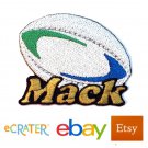 Custom Personalized Iron-on Patch - Rugby Custom Personalized Iron-on Patch - Rugby