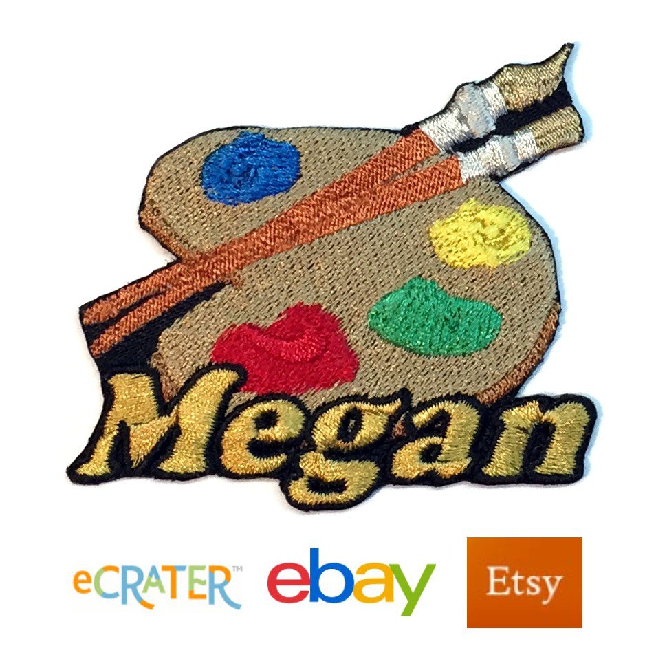 Custom Personalized Ironon Patch Painting