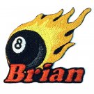 Custom Personalized Iron-on Patch - 8 Ball