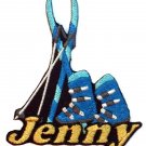 Custom Personalized Iron-on Patch - Skiing