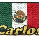 Custom Personalized Iron-on Patch - Mexico Flag Custom Personalized Iron-on Patch - Mexico Flag