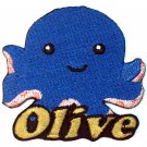 Custom Personalized Iron-on Patch - Octopus
