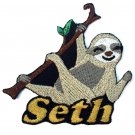 Custom Personalized Iron-on Patch - Sloth Custom Personalized Iron-on Patch - Sloth