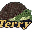 Custom Personalized Iron-on Patch - Tortoise