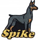 Custom Personalized Iron-on Patch - Doberman Pinscher
