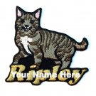 American Bobtail Cat Patch Personalized Custom Iron-on American Bobtail Cat Patch Personalized Custom Iron-on