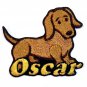 Dachshund Dog Patch Personalized Custom Iron-on