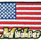 Flag of the United States Patch Personalized Custom Iron-on Flag of the United States Patch Personalized Custom Iron-on