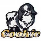 Japanese Chin Dog Patch Personalized Custom Iron-on
