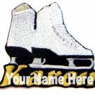 Ice Skate Patch Personalized Custom Iron-on
