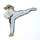Karate Female Patch Iron-on Karate Female Patch Iron-on
