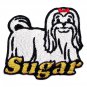 Maltese Dog Patch Personalized Custom Iron-on