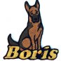 German Shepherd Dog Patch Personalized Custom Iron-on