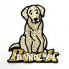 Labrador Retriever Dog Patch Personalized Custom Iron-on