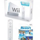 Nintendo Wii Fun Resort Bundle - With 17 Great Games And Extra Wii Remote