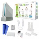 NINTENDO WII GET IN SHAPE BUNDLE- WII FIT PLUS, CHARGING CRADLE, MAT, AND MORE