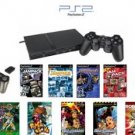 PLAYSTATION 2 BASIC BUNDLE - 30+ GAMES WITH WIRELESS CONTROLLER