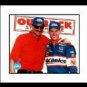 DALE EARNHARDT SR AND DALE EARNHARDT JR NASCAR AUTO RACING FRAMED 8X10 PHOTOGRAPH FATHER AND SON