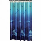 Under the Sea, Dolphins Blue PEVA Shower Curtain 70x71" NEW