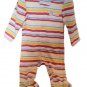 Little Wonders Bunny Stripe Baby Infant Cotton Sleeper Pajamas NEW Choose Size