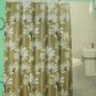 Flower Design Shower Curtain Fabric 70 By 72 Inches "Judy"  NEW