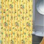 Sea Shells Pattern Shower Curtain Fabric with Hooks NEW - Design name: Aruba