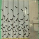 Blue Birds Design Bath Shower Curtain Fabric 70 By 72 Inches NEW Blue Birds Design Bath Shower Curtain Fabric 70 By 72 Inches NEW