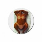 Funny BBQ or Thanksgiving Turkey Round Neoprene Coasters Set of 4 NEW