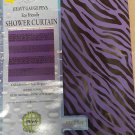 Purple & Black Jungle Print Design PEVA Shower Curtain 70"x72" NEW Purple & Black Jungle Print Design PEVA Shower Curtain 70"x72" NEW
