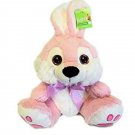 Soft Pink Stuffed Plush Sitting Bunny Rabbit 10 inches tall NEW