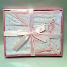 Pink Western Cowgirl Baby Infant Bath Set with Embroidered Hooded Towel and Wash