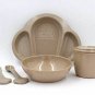 EcoSouLife Husk Little People 5PC Tableware Set Reusable Biodegradable - NEW