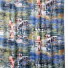 Longhorn Steer Hill Country Polyester Shower Curtain NEW 72x72 Texas Ranch