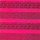 Pink & Black Jungle Print Design PEVA Sultan's Linens Shower Curtain 70"x72" NEW