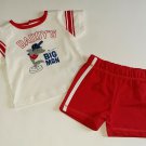 Shorts & Tee Set Daddy's Big Man Infant Baby NEW 100% Cotton Sports Baseball NEW Shorts & Tee Set Daddy's Big Man Infant Baby NEW 100% Cotton Sports Baseball NEW