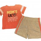 Shorts & Tee Set Mom's Lil MVP Infant Baby NEW 100% Cotton Sports Basketball Shorts & Tee Set Mom's Lil MVP Infant Baby NEW 100% Cotton Sports Basketball
