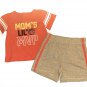 Shorts & Tee Set Mom's Lil MVP Infant Baby NEW 100% Cotton Sports Basketball