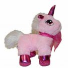 Pink Unicorn w Shiny Horn and Hooves Soft Plush Stuffed Toy Small 7 in NEW Pink Unicorn w Shiny Horn and Hooves Soft Plush Stuffed Toy Small 7 in NEW