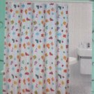 Happy Days Bright Colorful Bath Shower Curtain Fabric 70 By 72 Inches NEW Happy Days Bright Colorful Bath Shower Curtain Fabric 70 By 72 Inches NEW