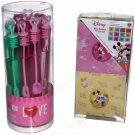 Party Favors Bubbles & Mickey & Minnie Mini Buttons set of 12 NEW
