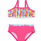 Baby Girls Ruffle 2 Piece Bikini Swimsuit Hot Pink Animal Print, 24 Months NEW Baby Girls Ruffle 2 Piece Bikini Swimsuit Hot Pink Animal Print, 24 Months NEW