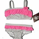 Polka Dot Pink Ruffle Baby Girls 2-Piece Bikini Swim Suit Swimsuit 24 Months NEW Polka Dot Pink Ruffle Baby Girls 2-Piece Bikini Swim Suit Swimsuit 24 Months NEW