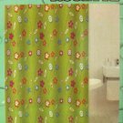 Rosette Flower Pattern Bath Shower Curtain Fabric 70x72 Inch NEW Rosette Flower Pattern Bath Shower Curtain Fabric 70x72 Inch NEW