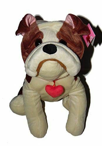 Hugfun Plush St. Bernard Dog Stuffed Animal Medium Size 15 inches tall NEW