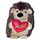 Plush Hedgehog with Heart Stuffed Animal Medium Size 15 inches tall NEW Plush Hedgehog with Heart Stuffed Animal Medium Size 15 inches tall NEW